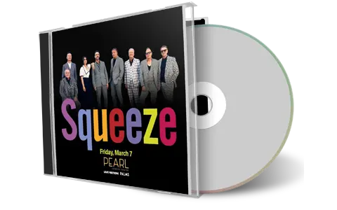 Front cover artwork of Squeeze 2025-03-07 CD Las Vegas Audience