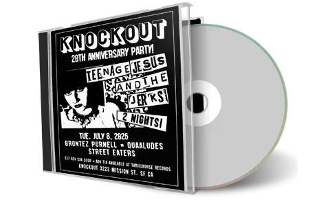 Front cover artwork of Teenage Jesus And The Jerks 2025-07-08 CD San Francisco Audience