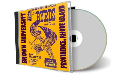 Front cover artwork of The Byrds 1970-09-25 CD Brown University Soundboard