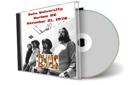 Front cover artwork of The Byrds 1970-11-21 CD Durham Soundboard
