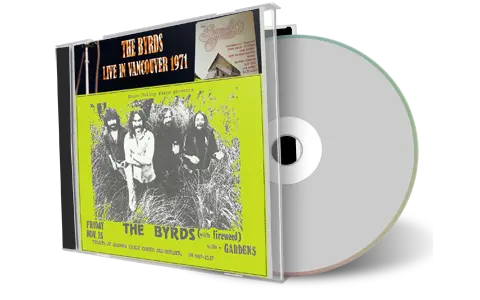 Front cover artwork of The Byrds 1970-11-26 CD Vancouver Soundboard