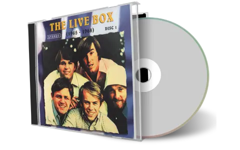 Front cover artwork of Beach Boys Compilation CD The Live Box Soundboard