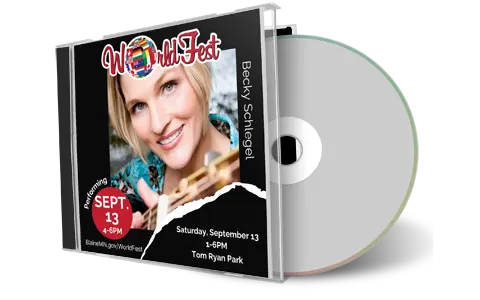 Front cover artwork of Becky Schlegel 2025-09-13 CD Blaine Audience