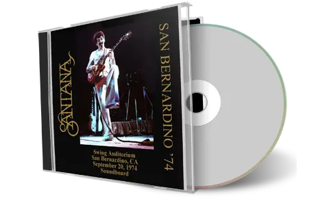 Front cover artwork of Carlos Santana 1974-09-20 CD San Bernardino Soundboard