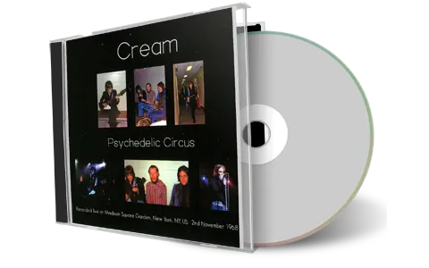 Front cover artwork of Cream Compilation CD Psychedelic Circus Audience