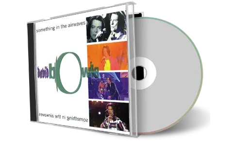 Front cover artwork of Davis Bowie Compilation CD Something In The Airwaves Soundboard