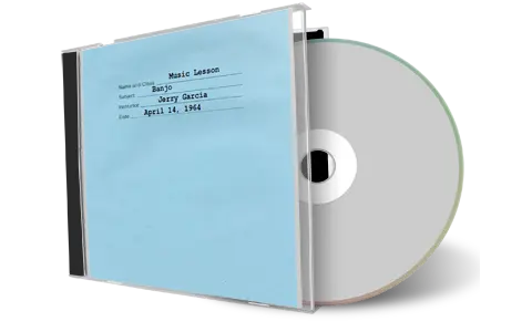 Front cover artwork of Jerry Garcia Compilation CD Garcia Banjo Lesson Soundboard