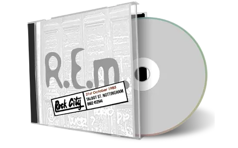 Front cover artwork of Rem 1985-10-25 CD Nottingham Soundboard