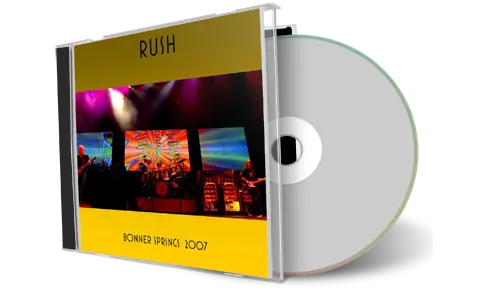 Front cover artwork of Rush 2007-08-23 CD Bonner Spings Audience