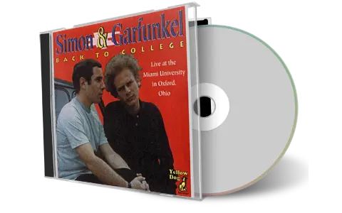 Front cover artwork of Simon And Garfunkel Compilation CD Back To College Soundboard