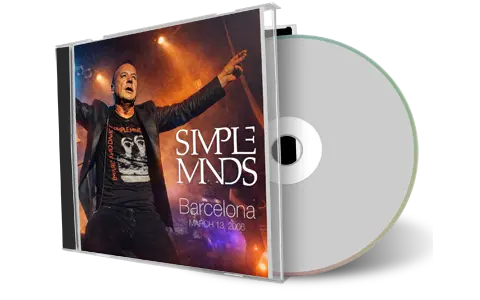 Front cover artwork of Simple Minds 2006-03-13 CD Barcelona Audience