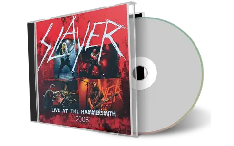 Front cover artwork of Slayer Compilation CD Live At The Hammersmith 2008 Soundboard