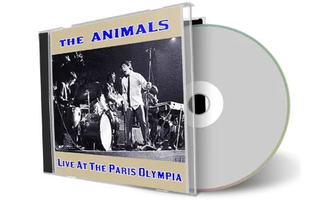 Front cover artwork of The Animals Compilation CD Paris Olympia Audience