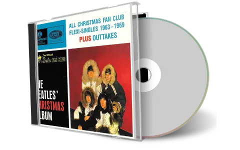 Front cover artwork of The Beatles Compilation CD Christmas Album Soundboard