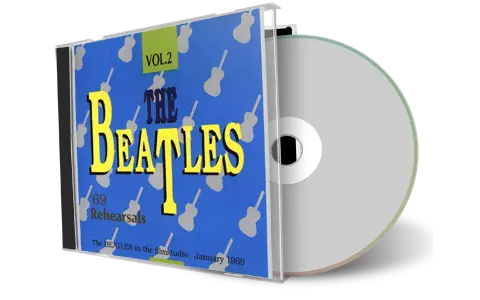 Front cover artwork of The Beatles Compilation CD Rehearsals 1969 Soundboard
