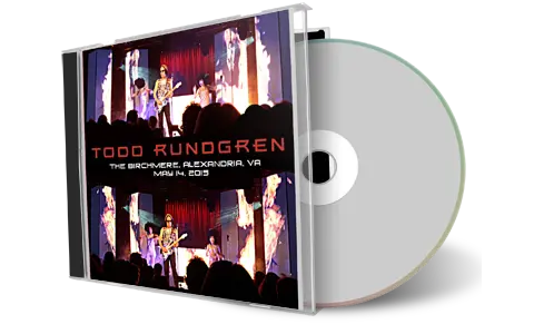 Front cover artwork of Todd Rundgren 2015-05-14 CD Alexandria Audience