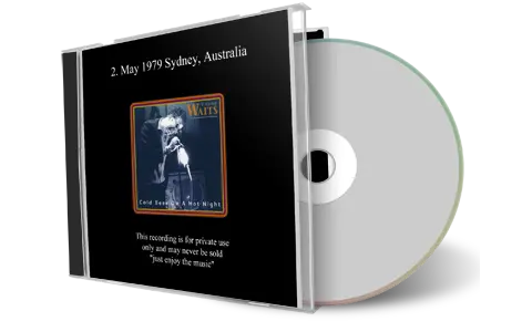 Front cover artwork of Tom Waits 1979-05-02 CD Sydney Soundboard