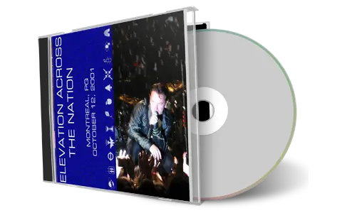 Front cover artwork of U2 2001-10-12 CD Montreal Soundboard