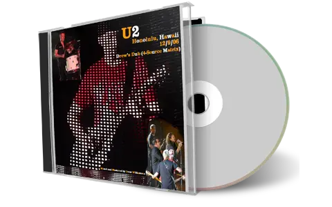 Front cover artwork of U2 2006-12-09 CD Honolulu Soundboard