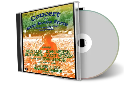 Front cover artwork of Concert For Star Route Farm 2025-11-20 CD Woodstock Audience