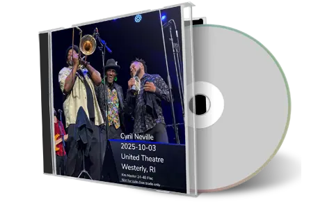 Front cover artwork of Cyril Neville 2025-10-03 CD Westerly Audience