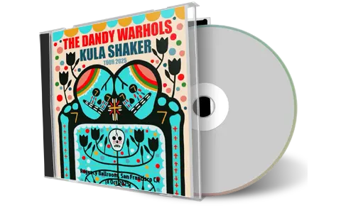 Front cover artwork of Dandy Warhols 2025-10-08 CD San Francisco Audience
