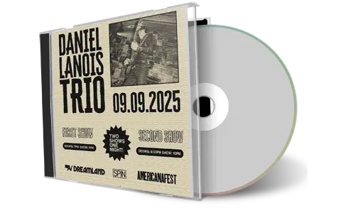 Front cover artwork of Daniel Lanois 2025-09-09 CD Nashville Audience