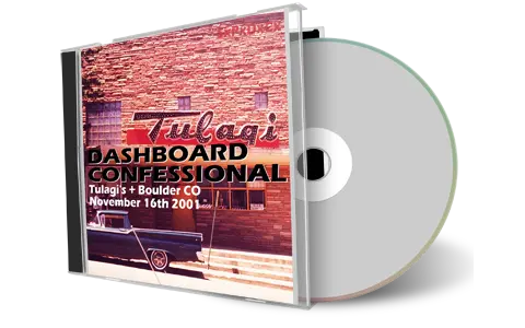 Front cover artwork of Dashboard Confessional 2001-11-16 CD Boulder Audience
