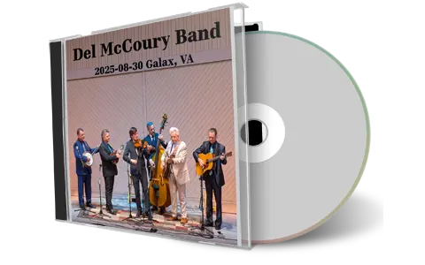 Front cover artwork of Del Mccoury Band 2025-08-30 CD Galax Audience