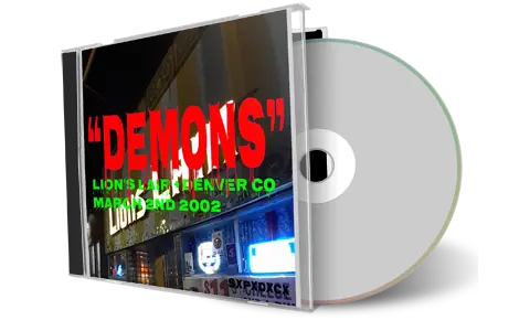 Front cover artwork of Demons 2002-03-02 CD Denver Audience