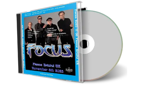 Front cover artwork of Focus 2025-11-06 CD Bristol Audience
