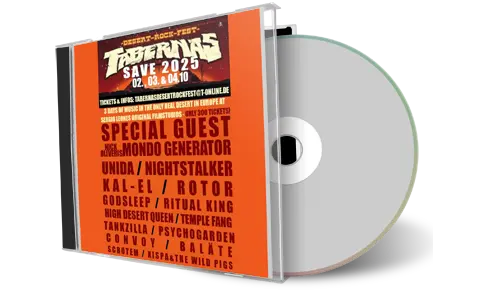 Front cover artwork of Komatsu 2025-10-04 CD Tabernas Desert Rock Festival Audience