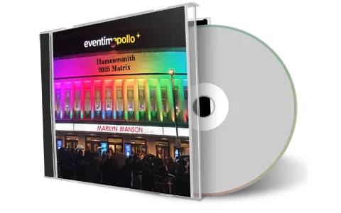 Front cover artwork of Marilyn Manson 2025-02-21 CD London Audience