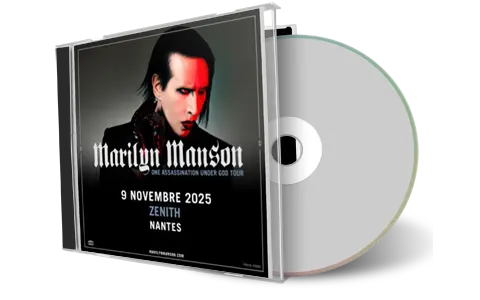 Front cover artwork of Marilyn Manson 2025-11-09 CD Nantes Audience