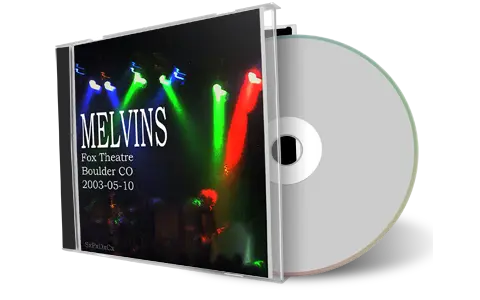 Front cover artwork of Melvins 2003-05-10 CD Boulder Audience