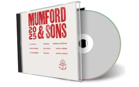 Front cover artwork of Mumford And Sons 2025-07-07 CD Verona Audience