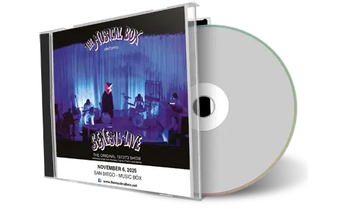 Front cover artwork of Musical Box 2025-11-06 CD San Diego Audience