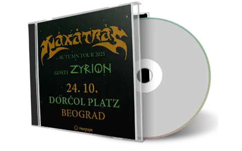 Front cover artwork of Naxatras 2025-10-24 CD Belgrade Audience