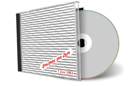 Front cover artwork of Oberkampf 1983-06-07 CD Lyon Audience