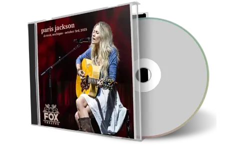 Front cover artwork of Paris Jackson 2025-10-03 CD Detroit Audience
