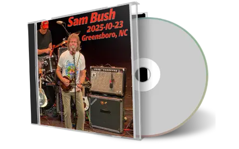 Front cover artwork of Sam Bush 2025-10-23 CD Greensboro Audience