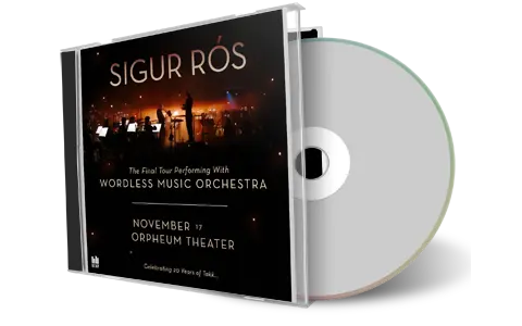 Front cover artwork of Sigur Ros 2025-11-17 CD San Francisco Audience