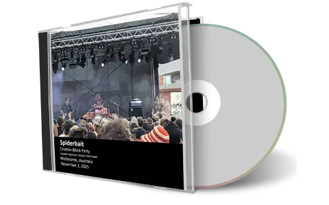 Front cover artwork of Spiderbait 2025-11-02 CD Melbourne Audience