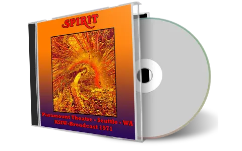 Front cover artwork of Spirit Compilation CD Ksiw Broadcast 1971 2026 Soundboard