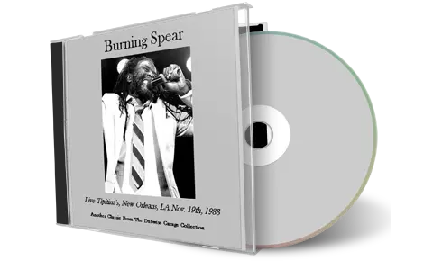 Front cover artwork of Burning Spear 1988-10-19 CD New Orleans Soundboard
