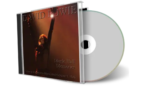 Front cover artwork of David Bowie Compilation CD Music Hall Memories Audience