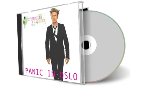 Front cover artwork of David Bowie Compilation CD Panic In Oslo Audience