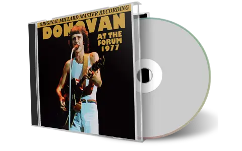Front cover artwork of Donovan Compilation CD At The Forum 1977 Audience