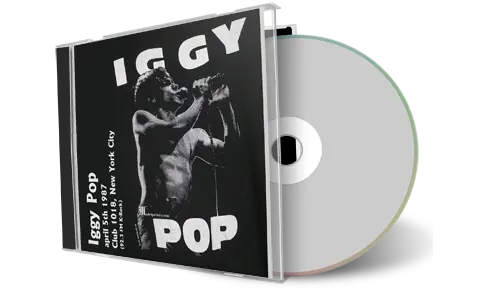 Front cover artwork of Iggy Pop 1987-04-05 CD New York Soundboard