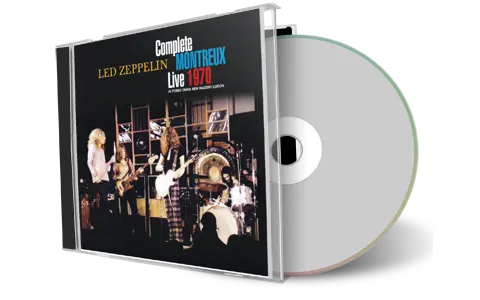 Front cover artwork of Led Zeppelin Compilation CD Complete Montreux Live 1970 Soundboard